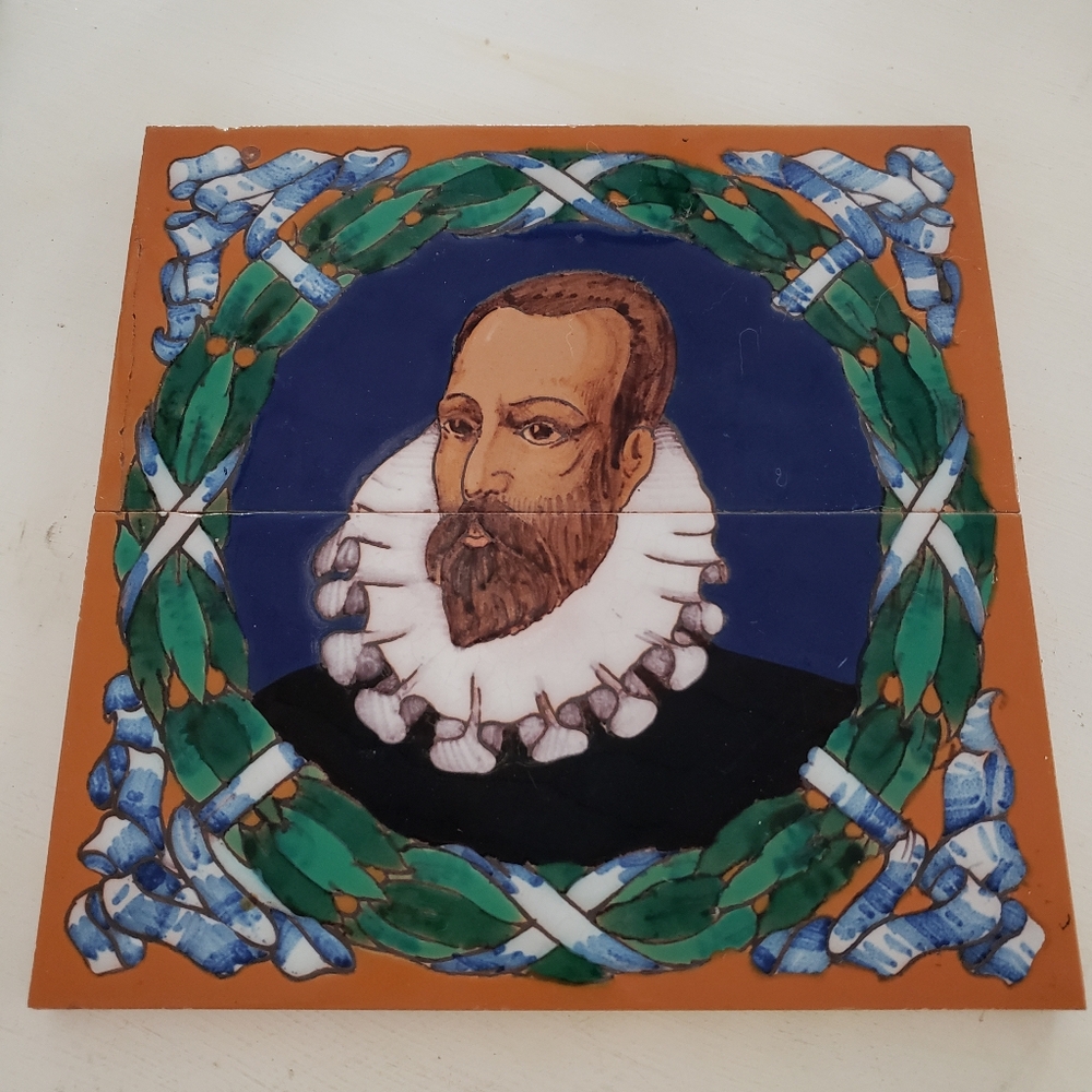 Ramos Rejano Artist's Tile, Spain, Rare, Pre'owned Antique